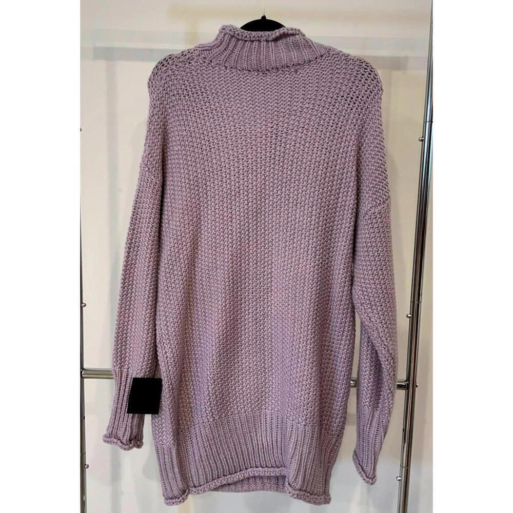 Lulus Cozy Lavender Turtleneck Sweater - Size L
